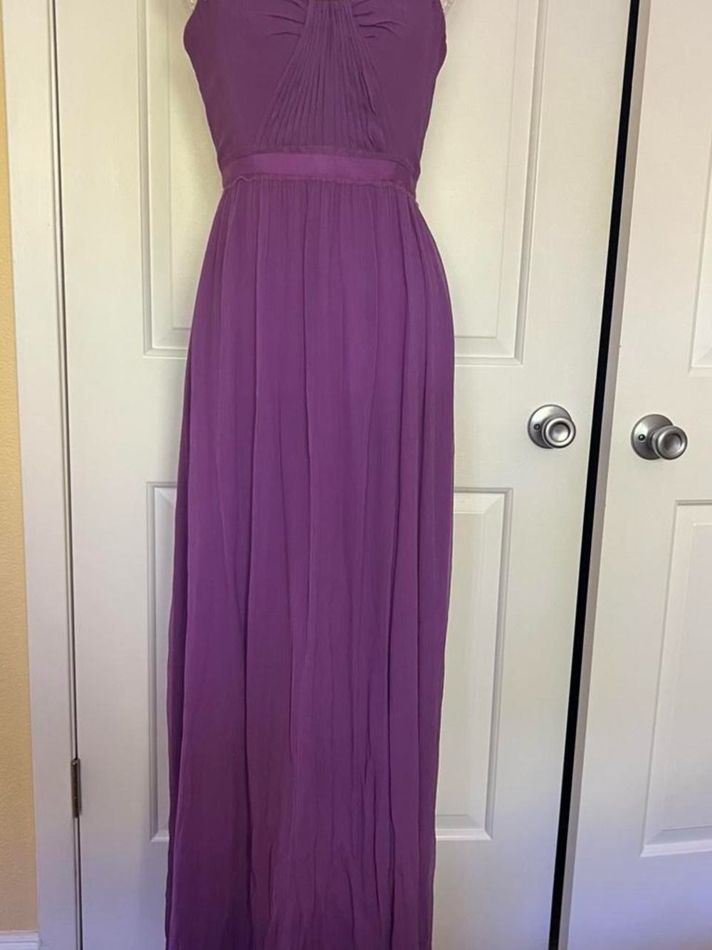 BCBG Violet Halter Maxi Dress